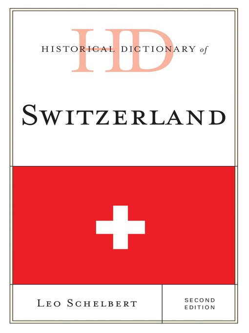 Cover image for Historical Dictionary of Switzerland